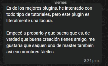 Testimonio Easy Mix 8